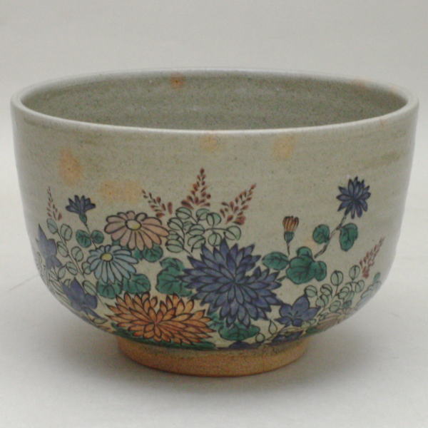 抹茶茶碗　楽山焼　長岡憲夫（空郷）作　抹茶碗　表千家　裏千家　【匿名配送】 抹茶茶碗 楽山焼 長岡憲夫（空郷）作 抹茶碗 表千家 裏千家