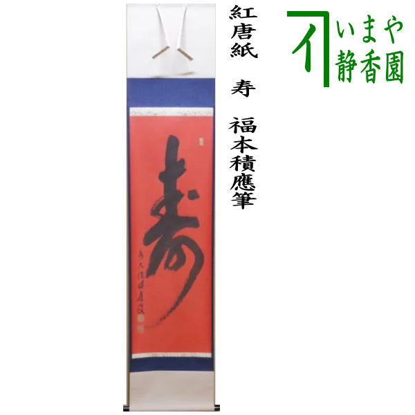 楽天市場】【茶器/茶道具 掛軸（掛け軸）】 一行 春風生福寿