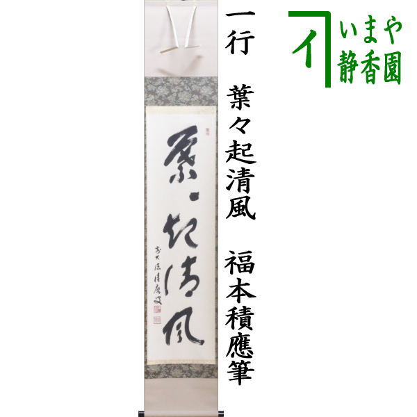 楽天市場】【茶器/茶道具 掛軸（掛け軸）】 一行 春風生福寿