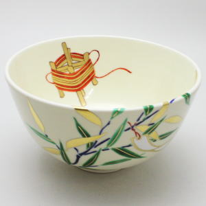 【茶器/茶道具　抹茶茶碗】　七夕　山本閑人作