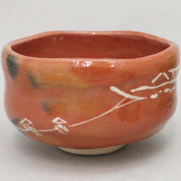 楽天市場】【茶器/茶道具 抹茶茶碗】 赤楽茶碗 箆目 4代 和田桐山作