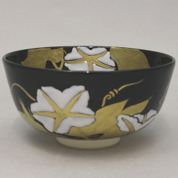 楽天市場】【茶器/茶道具 抹茶茶碗】 黒茶碗 鷹ケ峰焼き 銘「華の峰