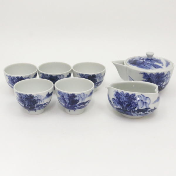 楽天市場】【煎茶道具 煎茶器】 煎茶器セット 萩焼き 泰山作 （湯のみ5