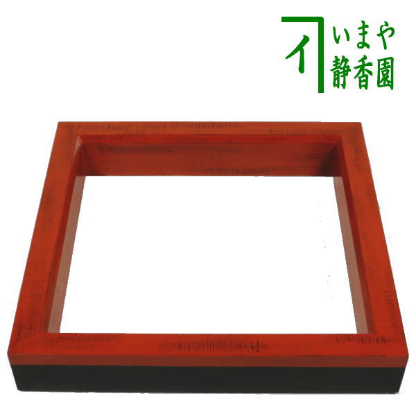 楽天市場】【茶器/茶道具 炉縁】 吹漆塗り 面松唐草蒔絵 （拭き