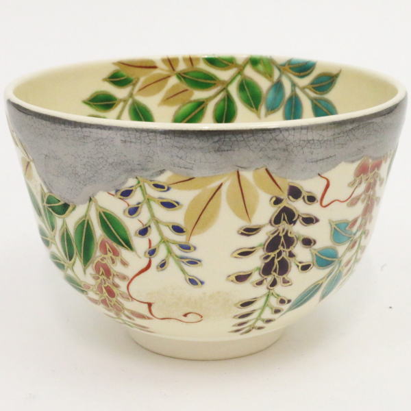 楽天市場】【茶器/茶道具 抹茶茶碗】 花籠（菖蒲・藤の花） 藤谷芳山作