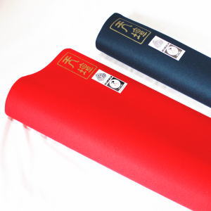 【茶器/茶道具　毛氈（もうせん）】　天壇　厚み3mm　ウール100％　小幅（幅65×長190cm）