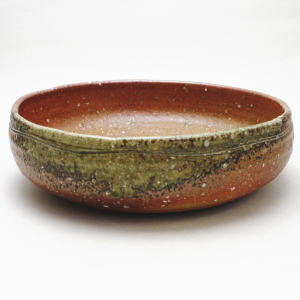 [茶道具] 惺斎好　吹漆　丸卓　(紙箱) ○ 茶道具】惺斎好写 拭漆 丸卓 *惺斎好*表千家*松