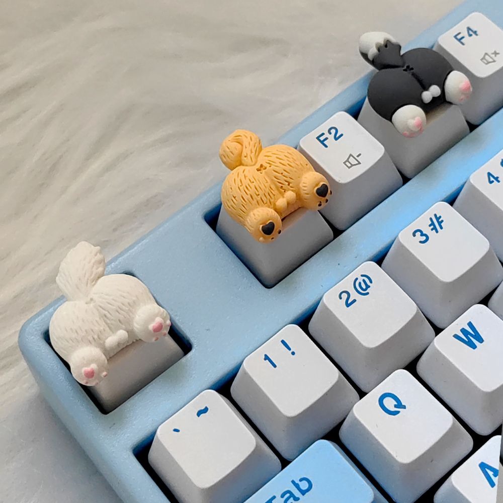 楽天市場】スタムゲームキーキャップ - 猫パームキーキャップ チェリー