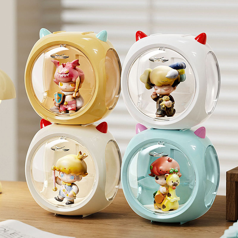 楽天市場】アクリル製完全透明防塵ブラインドボックスディスプレイ