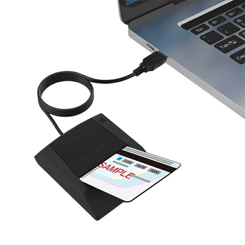 トラスト マイナンバーカード 対応 接触型 ICカードリーダー 確定申告 e-Tax に最適 USB-A Type-Cポート搭載のパソコンで確定申告 ができる  住基カード 専用 接触型のICカードリーダー 電子申告 納税 地方税 Type-C ケーブル式 テレワーク www.servitronic.eu