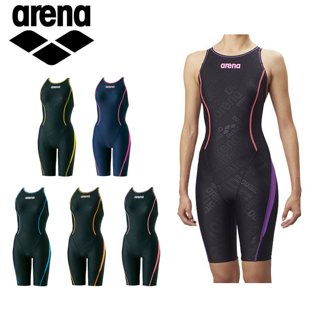 レディース 競泳 セイフリーバックスパッツ 着やストラップ 女性用 アリーナ 水着 SAR8135W arena はっ水
