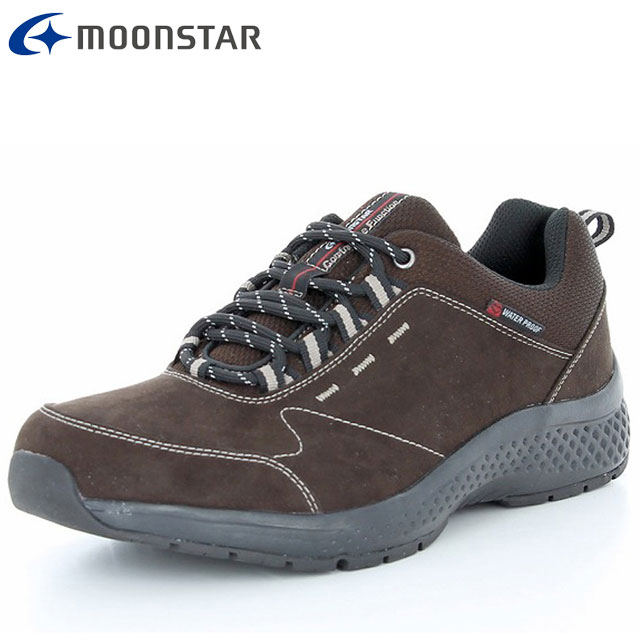 ムーンスター ウォーキング シューズ メンズ SPLT M196 12322323 MOONSTAR 4E ワイド 防水 スニーカー