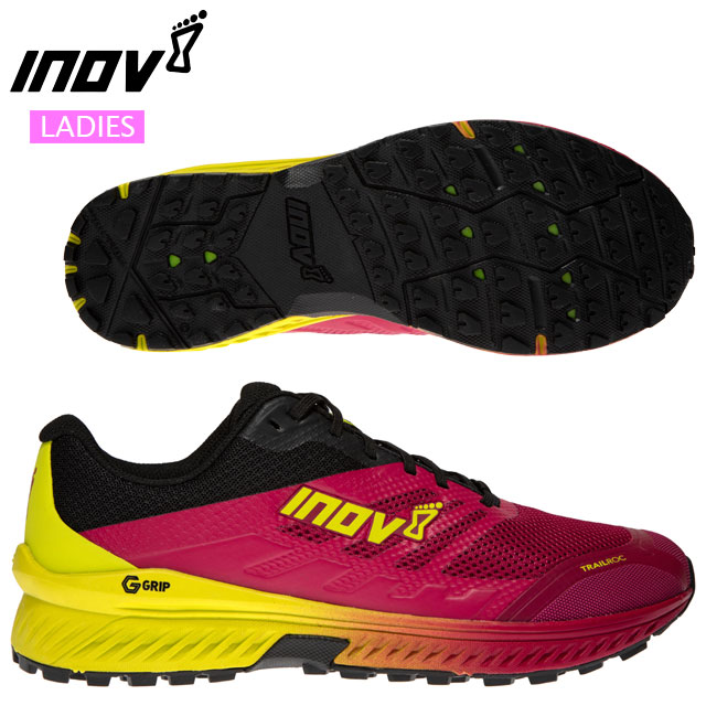 売れ筋新商品 トレイル イノヴェイト ランニングシューズ スポーツシューズ 2e相当 耐久性を高めたアッパーのメッシュ素材 No3qgg04py Inov8 ピンク イエロー Wms 280 G Trailroc レディース 靴 ブーツ Ferrianiejamal Com Br