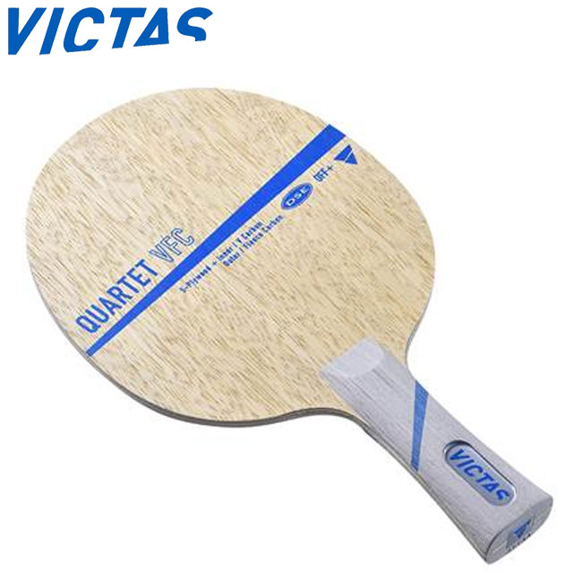 ヴィクタス ラケット 卓球 カルテット VFC FL シェークラケット Vカーボン コントロール 用品 テーブルテニス VICTAS 028404