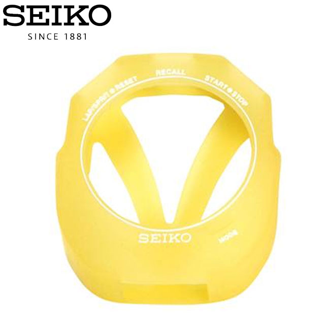 ネコポス セイコー SEIKO シリコンケース 5個入り スイミングマスター専用シリコンケース イエロー スイミングマスター本体にジャストフィット 用品 用具 グッズ 水泳 SVAZ013