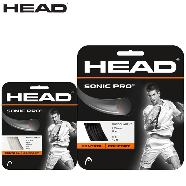 ヘッド HEAD 6個 281028 PRO SONIC Sports ソフトフィーリング テニス テニスストリング パワー ポリエステル  モノストリング 一般 注文ロット数6 用具 用品 硬式ガット 耐久性 海外 注文ロット数6