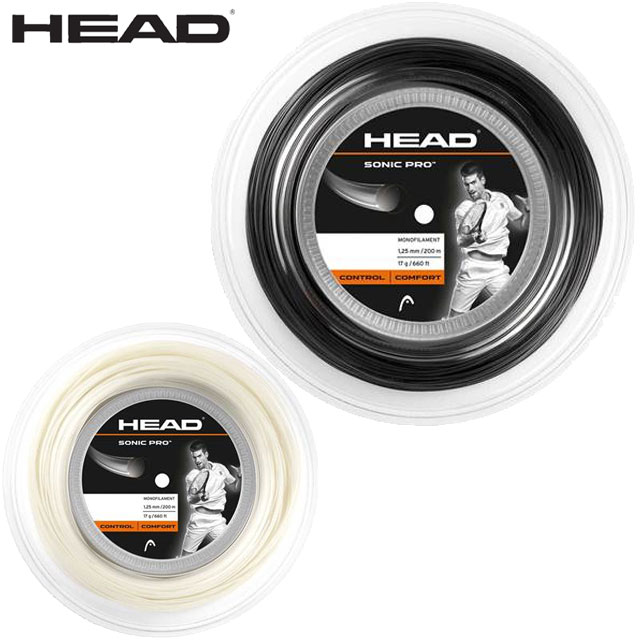 ネコポス ヘッド HEAD 硬式ガット SONIC PRO 17 WT REEL テニスストリング リール ポリエステル・モノストリング 用具 用品 一般 Sports テニス 281128|IMOTO SPORTS