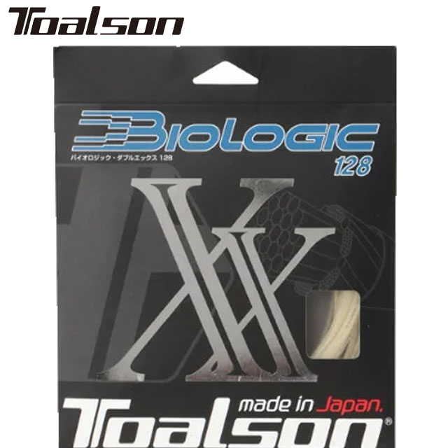 ネコポス トアルソン Toalson 硬式ガット バイオロジックXX128 ナチュラル BOX テニスストリング スピン性能 反発力 ラケット雑品 用具 用品 一般 テニス 7802820N｜ＩＭＯＴＯ　ＳＰＯＲＴＳ
