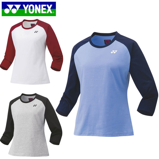 楽天市場】ネコポス ヨネックス YONEX ロングTシャツ ウィメンズロングスリーブTシャツ ロングスリーブ 長袖 ロンT トップス ウエア アパレル  服 吸汗速乾 ストレッチ 制電 抗ウイルス加工 レディース テニス 16547 : ＩＭＯＴＯ ＳＰＯＲＴＳ