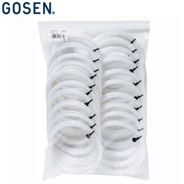 ネコポス ゴーセン GOSEN 硬式ガット OGSミクロスーパー15L 20P 高耐久モデル 用品 用具 器具 アイテム グッズ アクセサリー テニス ラケットスポーツ TS402W20P｜ＩＭＯＴＯ　ＳＰＯＲＴＳ