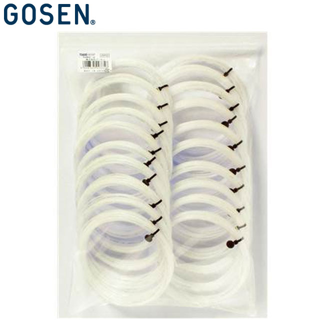 ネコポス ゴーセン GOSEN 硬式ガット テックガット16 20P マルチタイプの代表モデル 20個セット 用品 用具 器具 アイテム グッズ アクセサリー テニス ラケットスポーツ TS600W20P