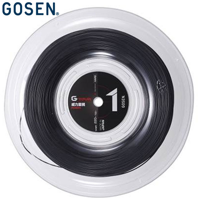 お得セット ゴーセン GOSEN ガット G-TOUR1 16 220M BK バウンド後の威力 用品 用具 器具 アイテム グッズ アクセサリー  テニス ラケットスポーツ TSGT102BK fucoa.cl