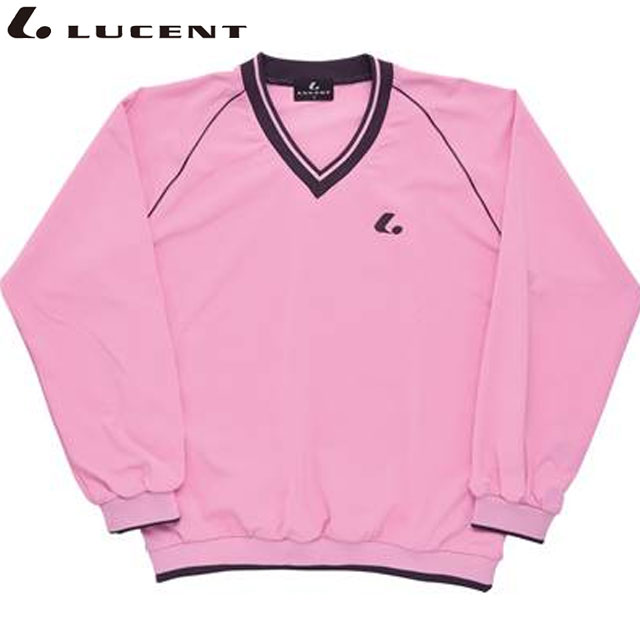 ネコポス ルーセント LUCENT クルーネック Ladies ウィンドプラストレーナー パステルピンク トレーナー ロングスリーブ 長袖 トップス ウエア アパレル 服 防風 レディース テニス XLT2122