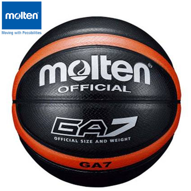 モルテン molten バスケットボール 7号球 GA7 ブラック 一般 大学 中学校 男子用 用品 用具 小物 アイテム グッズ アクセサリー バスケットボール BGA7KO