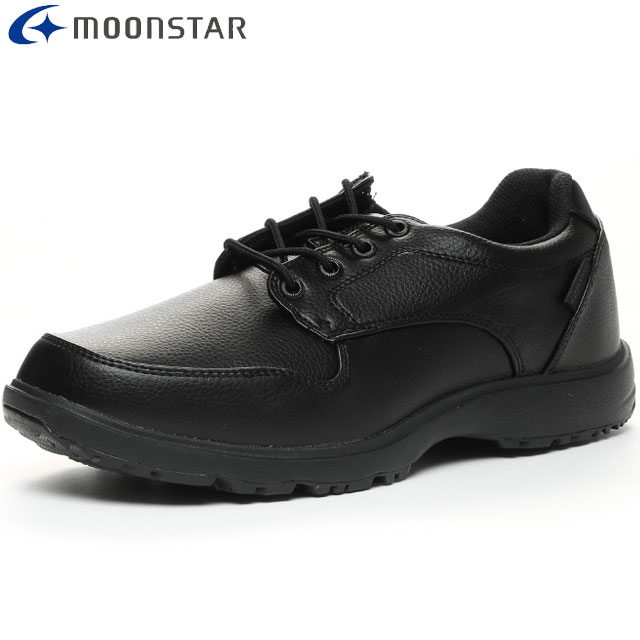 ☆ ムーンスター MOONSTAR コンフォートシューズ メンズ MS RP001 ブラック レインポーター 普段履き 通勤 4E シューズ 靴 用品 用具 12321116