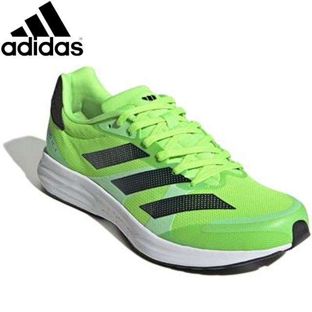 アディダス Adidas ランニングシューズ アディゼロ Rc 4 M Adizero ソーラーグリーン コアブラック ビームグリーン 靴 シューズ ベーシックトレーニングシューズ 軽量 用品 用具 ランニング Gy8404 ディスカウント