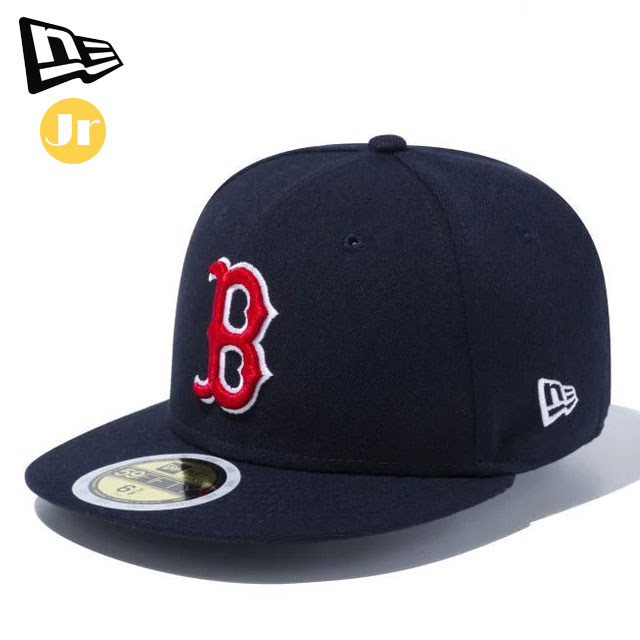 ニューエラ カジュアル キャップ ジュニア Kid's 59FIFTY MLBオンフィールド NEW ERA 13561984 ボストン・レッドソックス ゲーム 帽子 型崩れしにくいクラシックなシルエット サイズ調整のない仕様画像