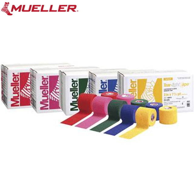 ミューラー Mueller ティアライトテープ ブルー 幅50mm 24個入り 130684 テーピング 伸縮テープ 汗に強い固定力 スポーツケア用品｜ＩＭＯＴＯ　ＳＰＯＲＴＳ