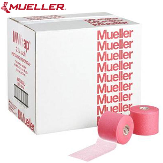 ミューラー Mueller Mラップ カラー ビッグピンク 130714 48個入り テーピング アンダーラップ ラテックスフリー スポーツケア用品｜ＩＭＯＴＯ　ＳＰＯＲＴＳ