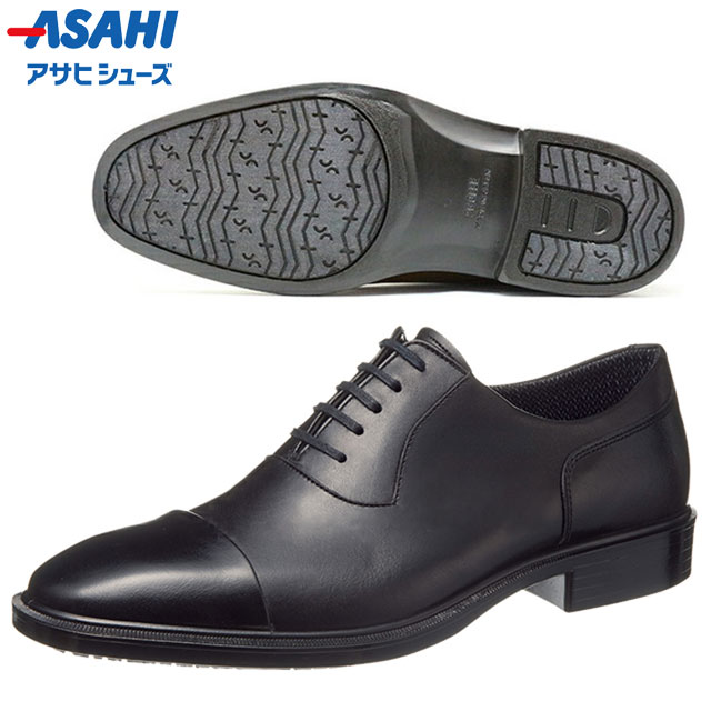 アサヒシューズ シューズ メンズ ビジネスシューズ GORE-TEXファブリクス ブラック ASAHI AM33091 ゴアテックス 水をはじく特殊樹脂加工 底が剥がれにくい 通勤快足 紳士靴｜ＩＭＯＴＯ　ＳＰＯＲＴＳ