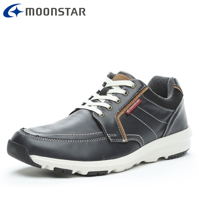ムーンスター シューズ メンズ SPLT AMM102 ブラック MOONSTAR 12323116 スニーカー 4E ワイド設計 枕のような極厚ふかふかのウレタンクッション ミッドソールは柔らかくて優れた衝撃吸収性 つま先ゆったり カジュアルシューズ