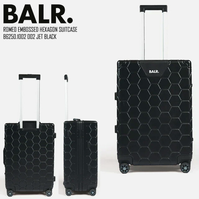 楽天市場】ボーラー BALR. スーツケース キャリーケース ブラック