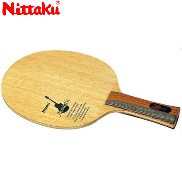 ニッタク Nittaku シェークラケット シェークハンド アコースティック FL 弦楽器製造技術が奏でる高性能 攻撃用 用品 用具 卓球 テーブルテニス NE6760