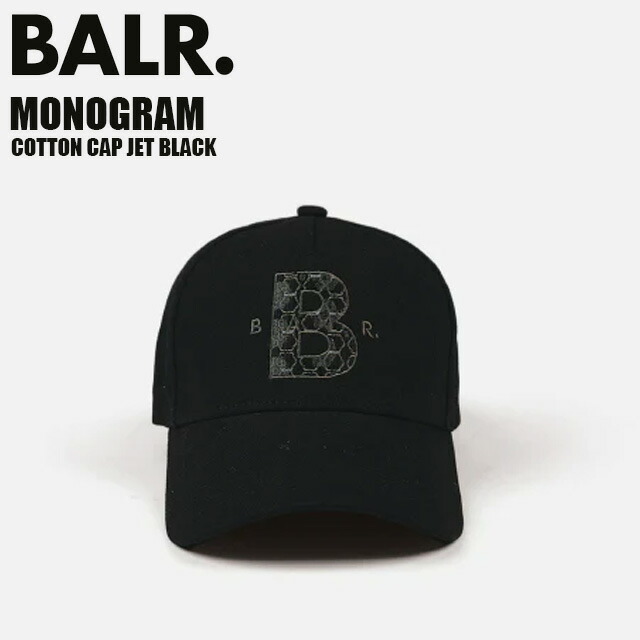 BALR. ボーラー キャップ 刺繍ロゴ 帽子 CAP B10015 ブラック BALR. ボーラー キャップ 刺繍ロゴ 帽子 CAP B10015 ブラック