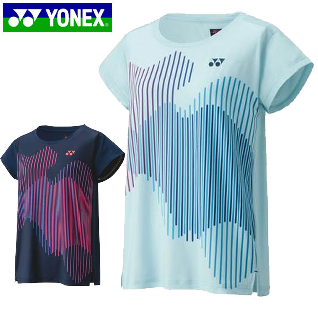 YONEX V-COOL 半袖ウェア Lサイズ YONEX ヨネックス レディース ゲームシャツ テニス バドミントン