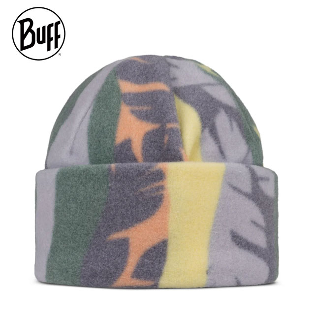 ネコポス バフ ニット帽 ニットキャップ ニットCAP ビーニー Polar Prints Beanie SIMBO MULTI マルチカラー Buff 563491 とても柔らかなフリースビーニー 高い断熱性で最高の暖かさ 帽子 防寒 アウトドア 登山 トレイル レジャー ライフスタイル ウィンタースポーツ