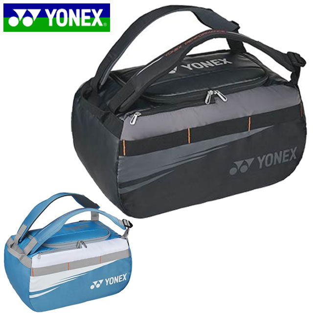 ヨネックス YONEX ラケットバッグ ダッフルバッグ シューズポケット YKKファスナー 正面ポケット ラケット2本収納ポケット 小物 グッズ ウエアアクセサリー テニス BAG2324｜ＩＭＯＴＯ　ＳＰＯＲＴＳ