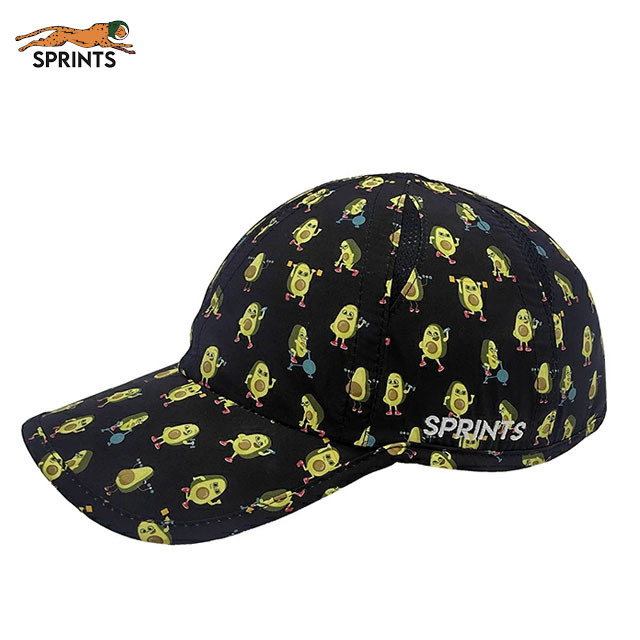 ☆ スプリンツ スポーツアクセサリー メンズ レディース O.G.HATS キャップ SPRINTS OGHATS 帽子 HARDCORE AVOCADOS 遊び心あるデザイン ランニングキャップ 超軽量 4か所のベンチレーション 洗濯可能 ジョギング ウォーキング アウトドア レジャー トレーニング カジュアル