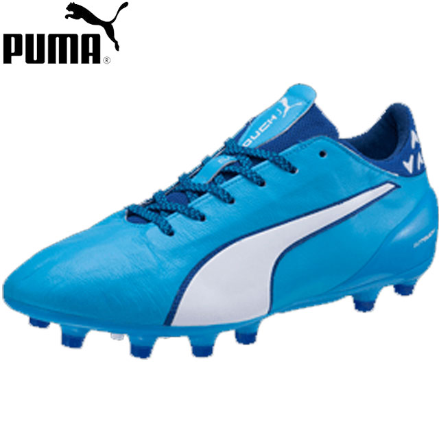 (Z)80 プーマ スパイク シューズ メンズ エヴォタッチ J 1 HG(ブルー×ホワイト) 104434 PUMA サッカー