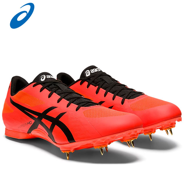 ☆ アシックス 陸上競技 スパイクシューズ メンズ レディース HYPER MD 7 1154A198 asics オールウェザー・土トラック兼用 多種目対応モデル 100m～1500m走 ハードル 走幅跳 三段跳 棒高跳 スポーツシューズ