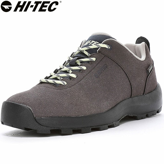 ハイテック HI-TEC アウトドアスニーカー メンズ レディース ユニセックス HT HK047 AORAKI CLASSIC LO WP パープル/スプラウト ミニマル クラシックタイプのAORAKI CLASSICをローカットにアレンジ キャンプ 日常使い オールラウンド 透湿防水 2E 靴 シューズ 53144064