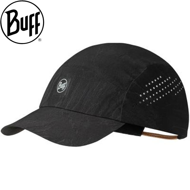 バフ BUFF キャップ CAP 帽子 PACK SPEED CAP ACRO BIRCH BLACK S/M 軽量ランニングキャップ UVカット レーザーカットによる通気性向上 パッカブル 再帰反射素材 84％リサイクル繊維 ポニーテール可 フィット感 トレイル 都市での暑い夏の日に向けて アウトドア 580207