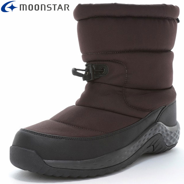 ムーンスター MOONSTAR ブーツ メンズ SPLT FGM104 ブラウン ウィンターブーツ ファンクショングリップ ワイド設計 抗菌防臭 防水設計 4cm 4時間防水 ガラス防滑ソール 4E シューズ 靴 13662963