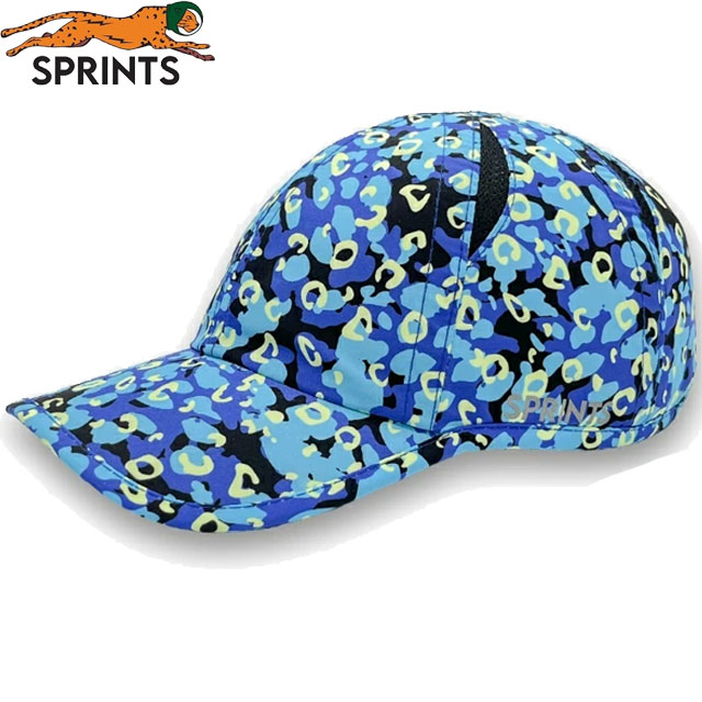 ☆ スプリンツ SPRINTS メンズ レディース オージーハッツ ランニングキャップ JAG CAMO SEA FOAM 軽量 吸汗速乾 洗濯機OK UPF50+ 紫外線カット ベルクロタイプ ジョギング ウォーキング アウトドア カジュアル 帽子 スポーツアクセサリー O.G.HATS