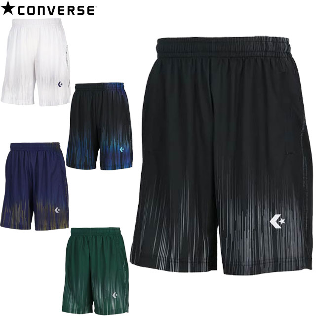 ネコポス コンバース CONVERSE ショートパンツ プラクティスパンツ ポケット付き メンズ 裾と腰にグラデーションを効かせたストライプが特徴の全面昇華 柔らかな肌触り 吸汗速乾 スポーツ向けアイテム ショーツ 半ズボン 短パン ボトムス ウエア アパレル 服 CB251863