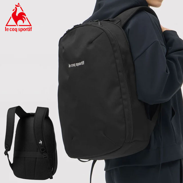 ルコックスポルティフ テニス メンズ レディース バックパック LT5FBP30U 約17L 軽量 A4対応 リュックサック 練習 部活 遠征 トレーニング ジム ビジネス 通勤 通学 スポーツバッグ ユニセックス le coq sportif
